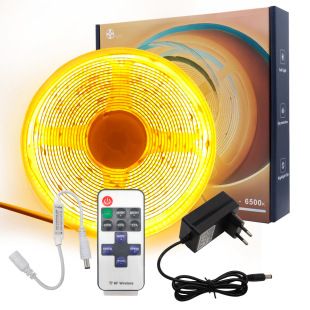 مهره های 12 ولت ولتاژ پایین cob320 8 میلی متر نوار LED بدون سوسو و روشنایی بالا نوار نور خطی قابل تنظیم خانه نشیمن خود چسب 72 ساعت تحویل