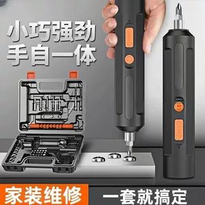 پیچ‌گوشتی برقی شارژی دسته تپانچه‌ای با دریل کوچک