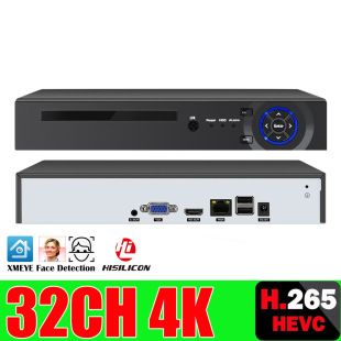 دستگاه ضبط شبکه NVR تمام‌HD با پشتیبانی ONVIF و دوربین 4K