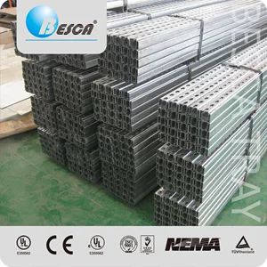 فروش مستقیم کارخانه فولاد گالوانیزه گرم 41*41 فولاد C شکل