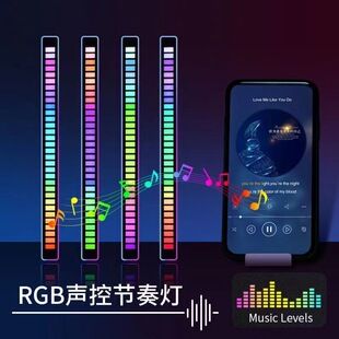 چراغ رقص نور RGB با کنترل اپلیکیشن و بلوتوث، مناسب خودرو و دسکتاپ
