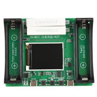 ماژول تستر ظرفیت باتری 18650 با نمایشگر LCD و پورت Type-C
