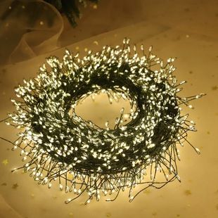 ریسه چراغ LED کریسمس مدل ترقه‌ای با کنترل از راه دور