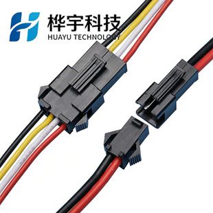 کابل ترمینال SM سفارشی 2 تا 6 پین نر و ماده برای اتصال LED و لوازم الکترونیکی