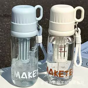کاسه چای معطر جدید با درب، فنجان آب، فنجان نی اداری خوش ظاهر، دسته طناب، لیوان پلاستیکی قابل حمل ورزشی مردانه در فضای باز