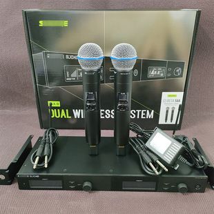 میکروفون بی‌سیم SLXD24D یک به دو SM58 برای اجرای صحنه