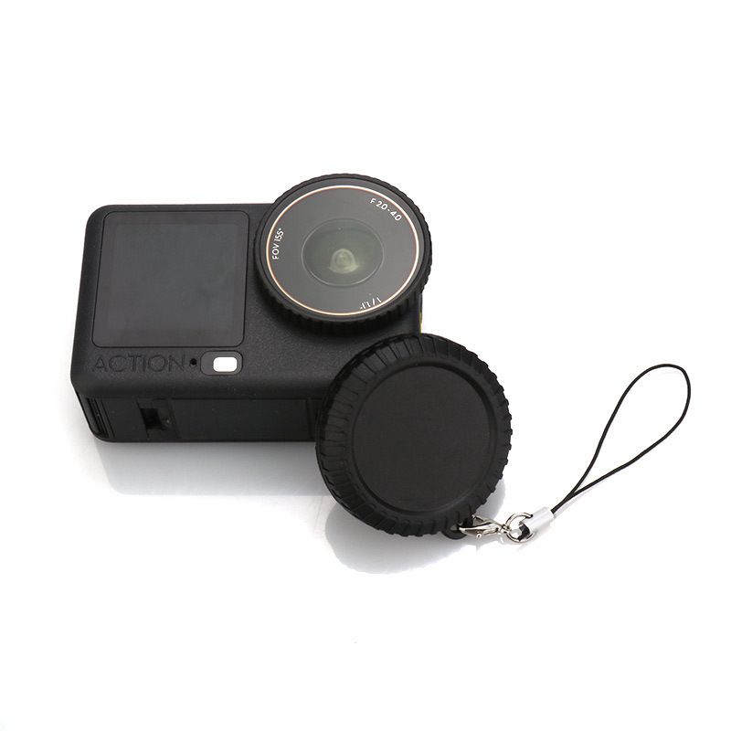 دوربین ورزشی کاور لنز DJI ACTION 6 ضد سقوط و ضد گرد و غبار دوربین ورزشی محافظ لاستیکی نرم 6 بند tpu...فروش TOP10%