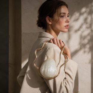 کیف دستی فلزی مدل جعبهای ویژه مجالس و مهمانی