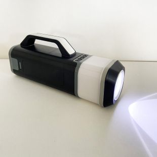 چراغ قوه چندکاره RGB با ابزار و آژیر DK-105