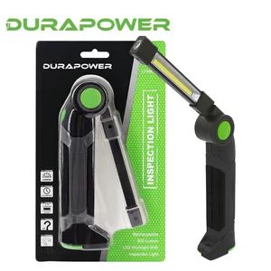 چراغ برق اضطراری قابل شارژ دوار بین مرزی DURAPOWER چراغ بازرسی خودرو چراغ کار تعمیر خودرو مغناطیسی