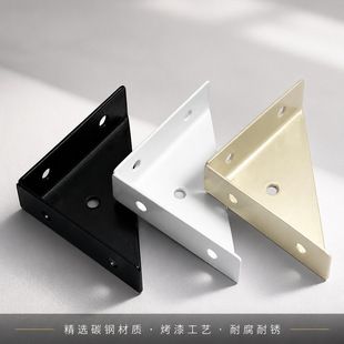 مثلثی ضخیم شده کد 90 درجه براکت زاویه راست زاویه کابینت آهنی تخت خواب کف دست اسپری رنگ سه طرفه ثابت گوشه کد عمده فروشی فروشگاه ما رتبه 1