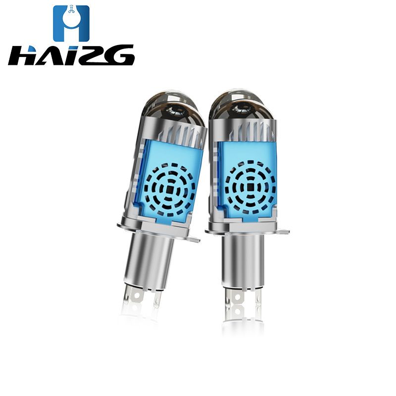 HAIZG برون مرزی با دقت انتخاب شده لنز چراغ LED اتومبیل U2 چراغ جلو لنز دو کانونی H4 دور و نزدیک لامپ یکپارچه اتومبیل چراغ LED AT/گیربکس اتوماتیک