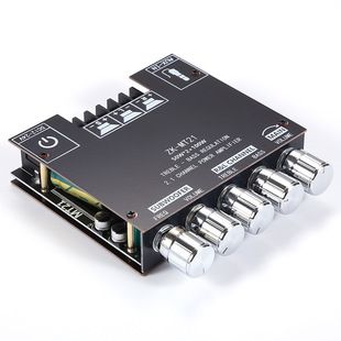ماژول آمپلی فایر دیجیتال بلوتوث 2.1 کانال ZK-MT21 با کنترل بیس و تریبل