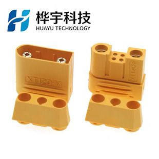 کانکتور باتری پهپاد آماس XT120 (2+2)-M/F با پین سیگنال، جریان بالا