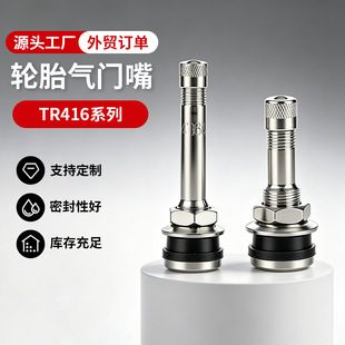 سوپاپ لاستیک TR416/416L برنجی خالص برای کامیون و اتوبوس، بدون تیوب