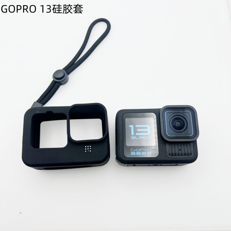 gopro 13/12/11/10/9 قاب سیلیکونی کیس ضد سقوط دوربین ورزشی لنز محافظ فلزی بدون پوشش لوازم جانبی دوربین ورزشی...فروش TOP10%