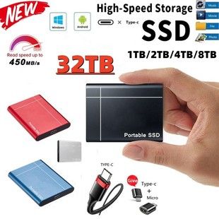 هارد اکسترنال SSD پرسرعت ۱ تا ۴ ترابایت، قابل حمل و سبک