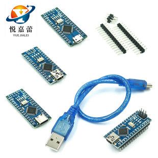 برد توسعه Nano V3.0 CH340G بهبودیافته با Atmega328P و پورت Type-C/Micro