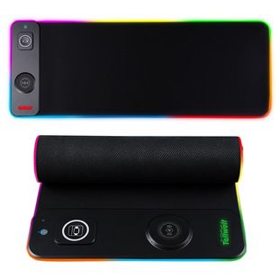 پد ماوس شارژ بیسیم 3 در 1 پد صفحهکلید بازی RGB بسیار بزرگ دستهای کوچک پد میز کامپیوتر سفارشیشده RGB درخشان