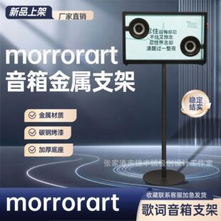 پایه فلزی بلندگو MORROR ART با قابلیت مخفی کردن سیم