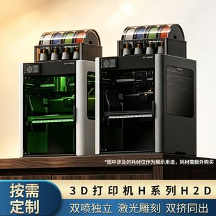 پرینتر سه‌بعدی Bambu Lab H2D، ابعاد بزرگ، FDM، چندرنگ، سرعت بالا