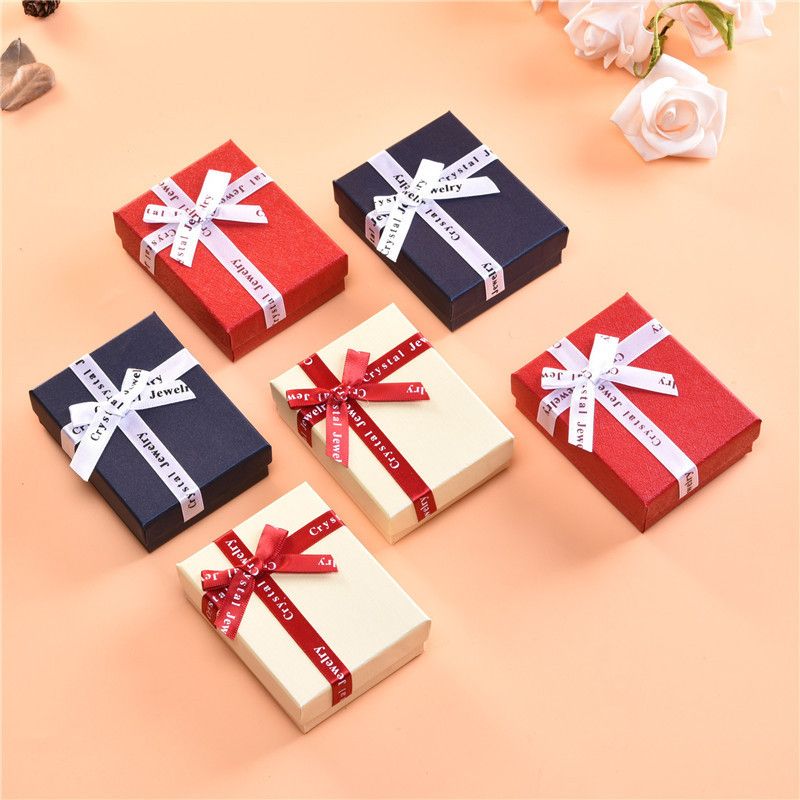 جعبه جواهرات 7*7*7*9cm جعبه جواهرات جعبه حلقه گوشواره جعبه آویز جعبه گردنبند جعبه جعبه هدیه جعبه بسته بندی لباس DIY...فروش TOP10%