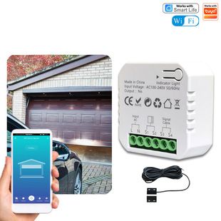 کنترلر هوشمند درب گاراژ WIFI از الکسا Google home پشتیبانی می کند و با دسته ای ترکیبی Tuya سازگار است