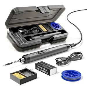 اتو لحیم کاری شارژی 8 وات USB با باتری لیتیومی