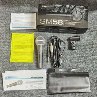میکروفون داینامیک سیمی SM58S برای کانسرت و استودیو