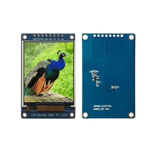 صفحه نمایش TFT 1.77/1.8 اینچ ST7735 رنگی 128x160 SPI