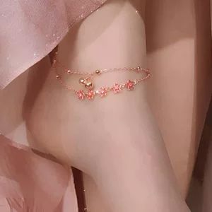 زیورآلات خلخال محبوب دخترانه با خلق و خوی شیرین ژاپنی و کره ای به سبک قومی