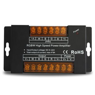 تقویت‌کننده و رله نوار LED چهار کاناله RGBW پرتوان