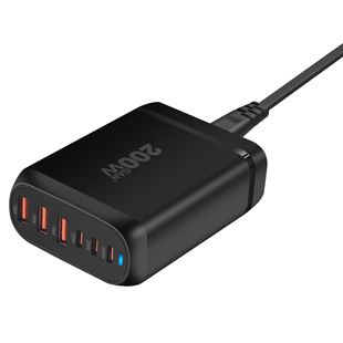شارژر گالیم نیترید 200 وات PD چند پورت 4C2A