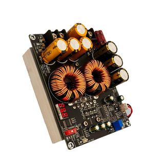 منبع تغذیه تقویتکننده صوتی PW1200 12V/24V به 24-50V قابل تنظیم 1200W