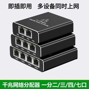 شبکه تقسیم‌کننده گیگابیت RJ45 یک ورودی سه خروجی