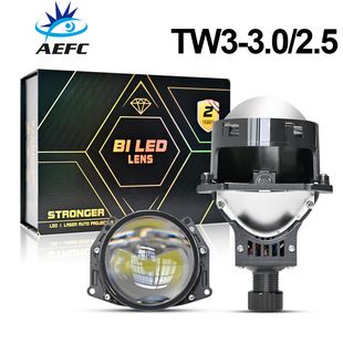 چراغ LED خودرو 2.5/3 اینچ دوگانه بدون آسیب 55 وات H4 H7 موتورسیکلت