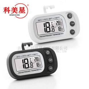 دماسنج دیجیتال یخچال با نمایش C/F و ضدآب مناسب فروشگاه
