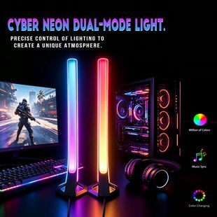 چراغ محیطی RGB اتاق خواب و کامپیوتر با قابلیت واکنش به موسیقی