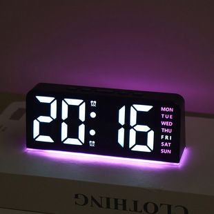 ساعت رومیزی دیجیتال LED با نمایش تاریخ و دماسنج