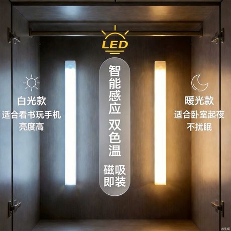 چراغ نواری LED هوشمند با حسگر حرکتی، شارژ USB