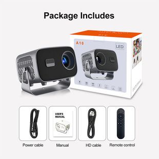 پروژکتور فرامرزی A10 خانگی با کیفیت بالا 4K مهمانی خانوادگی پروژکتور قابل حمل Android 13 پروژکتور کوچک مینی ترکیبی ظرف 48 ساعت ارسال می شود