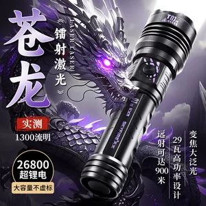 چراغ قوه LED فوق‌العاده روشن، قابل شارژ، چندکاره، مینی، بادوام و قابل حمل برای مصارف خانگی و طبیعت‌گردی – مدل ۲۰۲۵