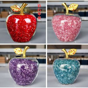 هدیه خلاقانه شب کریسمس سیب کریستالی برای دختران، دوست پسر و دوست دختر، زیور آلات عاشقانه میوه ای مطمئن، دسته ای ترکیبی، تحویل 48 ساعته