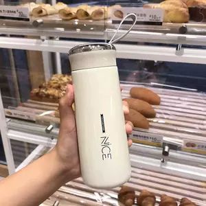 لیوان شیشه‌ای دو جداره فشن و نایس طرح اینس استایل برای دانشجویان