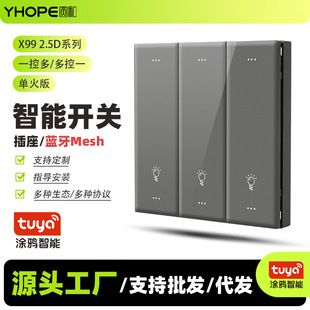 سوئیچ هوشمند Yuanhe اتصال مستقیم WiFi از اتصال زندگی هوشمند Hongmeng پشتیبانی می کند کنترل صوتی Xiaoyi در خانه تحویل دسته ای مخلوط بی سیم 24 ساعته