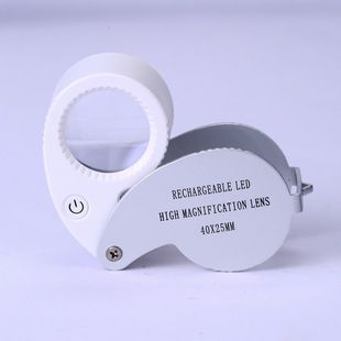 شارژر USB 40x60x جدید با جواهرات نور LED و ذره بین قابل حمل مینی پرقدرت با وضوح بالا با قابلیت شناسایی یشمی که ظرف 48 ساعت ارسال می شود