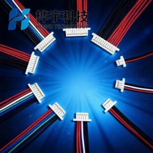 سیم اتصال ترمینال MX1.25mm فوق‌نازک برای باتری‌های انرژی نو، 2 تا 12 پین، سفارشی