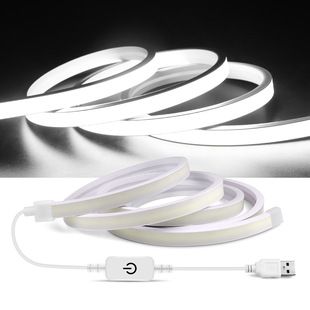 نوار نئون LED کابلی USB 5 ولت با دیمر لمسی و ضدآب