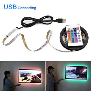 نوار LED USB 5V مدل 2835 RGB با بلوتوث برای تلویزیون