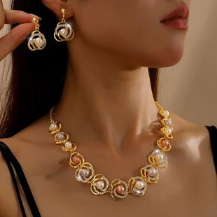 ست گردنبند مروارید عروس و مهمانی، عمده از چین
